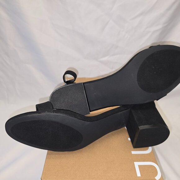 JustFab Noura Heeled Sandals in Black, Size 10, New in Box - Picture 7 of 9